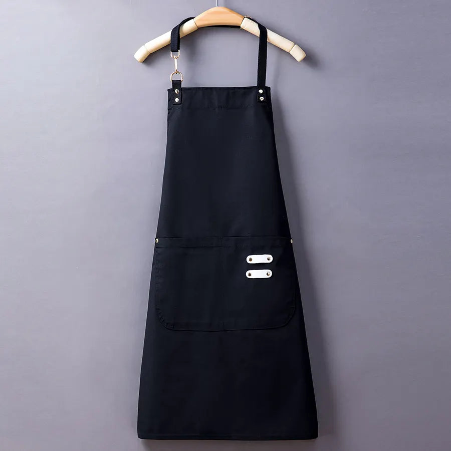 Neck Apron - with 2 x waist pockets, pen holder and clip on waist straps